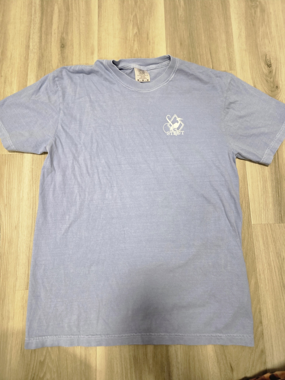 Light Blue Graphic Pocket-Print T-Shirt - Men